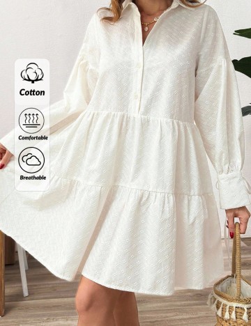 Rochie mini Shein, alb