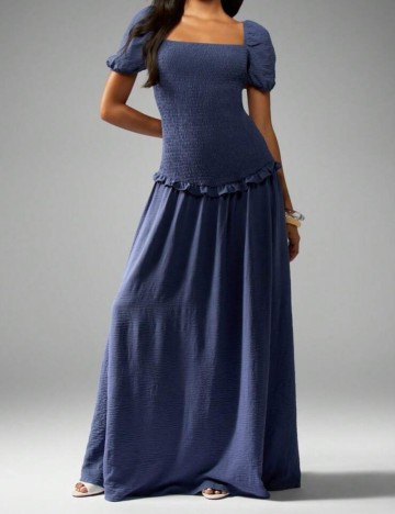 Rochie maxi Shein Missguided, albastru