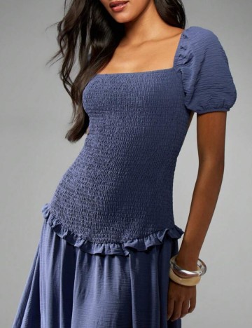 Rochie maxi Shein Missguided, albastru