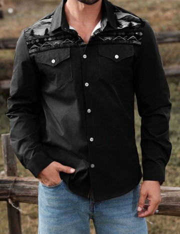 Cămașă Shein, negru