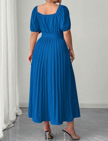 Rochie midi Shein Curve+, albastru