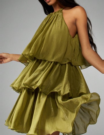 Rochie mini Shein Missguided, verde