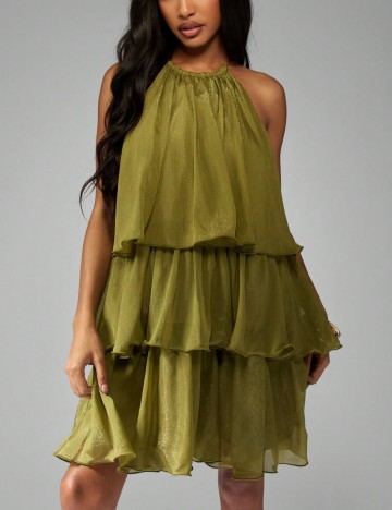 Rochie mini Shein Missguided, verde