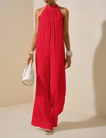 Salopetă lungă Shein, roșu