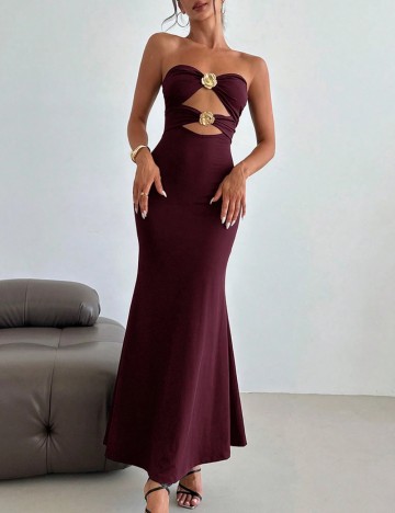 Rochie maxi Shein, vișiniu