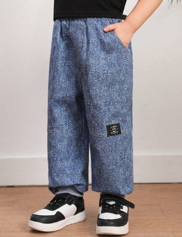 Pantaloni Shein, albastru