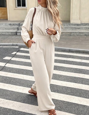 Salopetă lungă Shein, bej