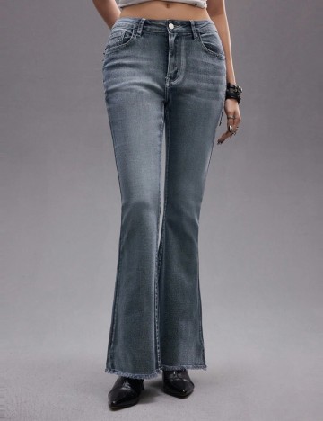 Jeans Shein Romwe, albastru