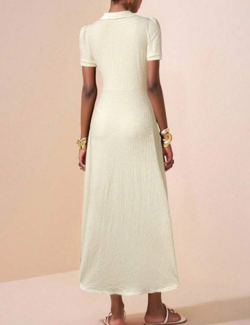 Rochie maxi Shein, crem