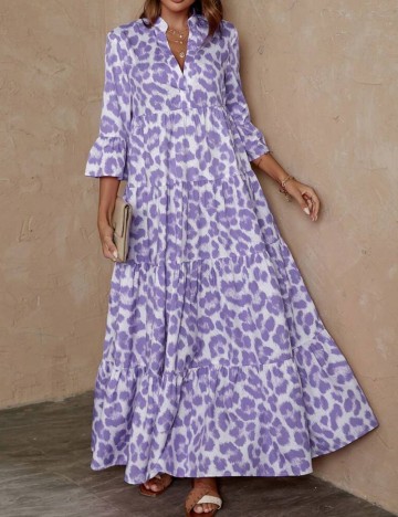 Rochie maxi Shein, mix culori