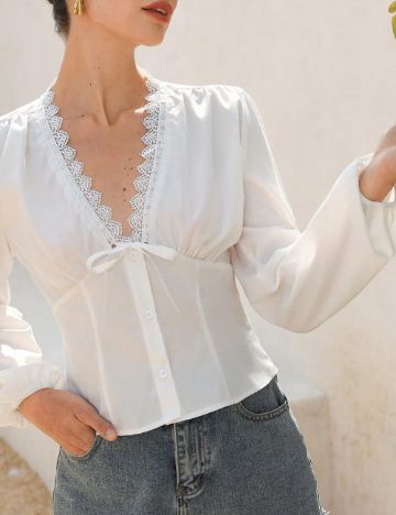 Cămașă Shein, alb