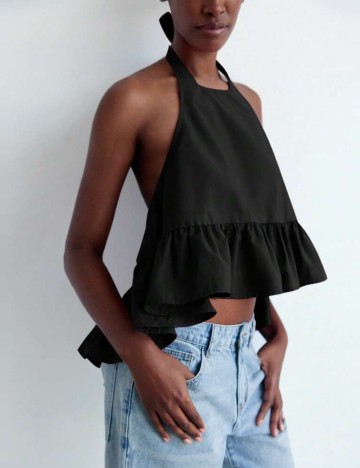Top Shein, negru