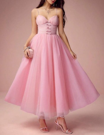 Rochie de ocazie Shein, roz