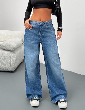 Jeans Shein, albastru