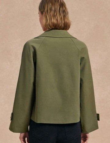 Trench scurt Shein, kaki