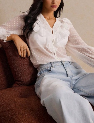 Cămașă Shein, alb