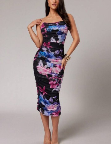 Rochie maxi Shein, mix culori