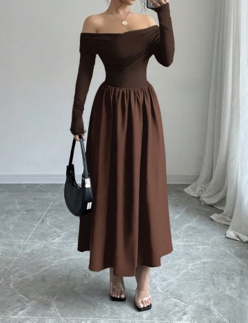 Rochie maxi Shein, maro