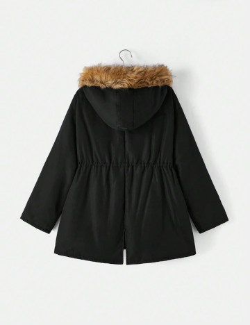 Geacă Shein Curve+, negru