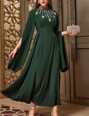 Rochie maxi Shein, verde