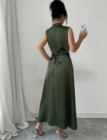 Rochie midi Shein, kaki