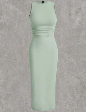 Rochie midi Shein Curve+, menta