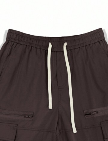 Pantaloni Shein MANFINITY, maro