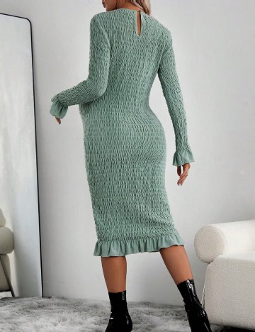 Rochie midi Shein, turcoaz