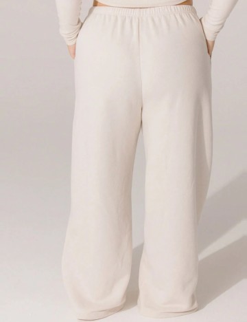 Pantaloni Shein Curve+, bej