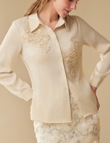 Cămașă MOTF by Shein, bej