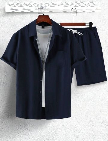 Compleu Shein MANFINITY, albastru