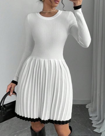 Rochie mini Shein, alb