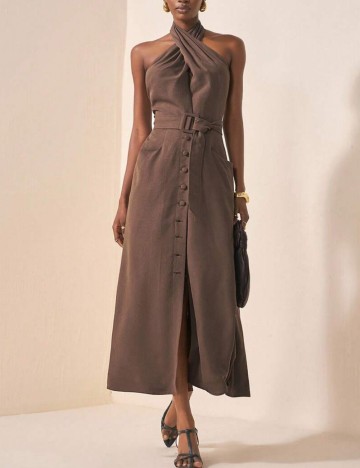 Rochie midi Shein, maro