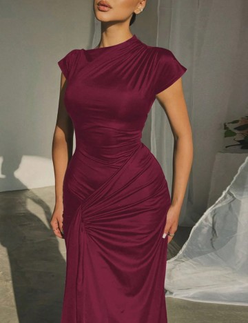 Rochie maxi Shein, vișiniu