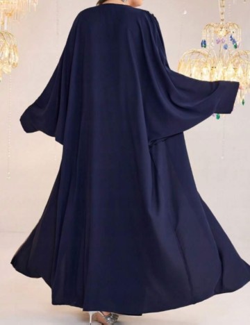 Set Rochie și Cardigan Shein Curve+, bleumarin