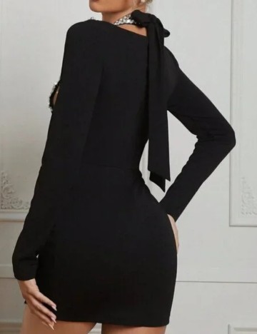 Rochie mini Shein HAUTE, negru