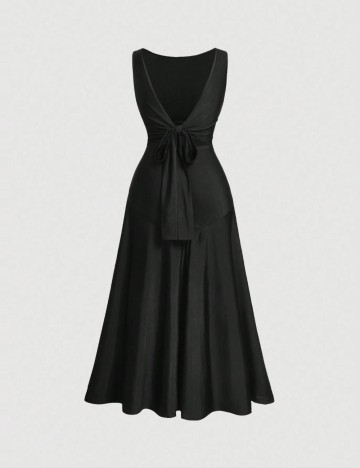 Rochie maxi Shein Curve+, negru