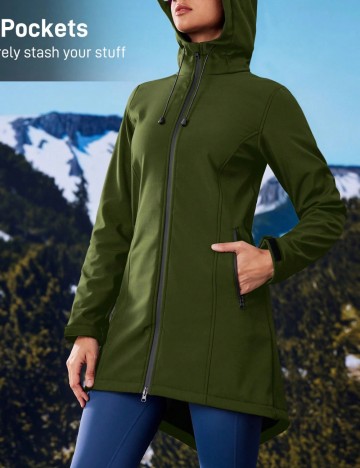 Jachetă Shein, verde