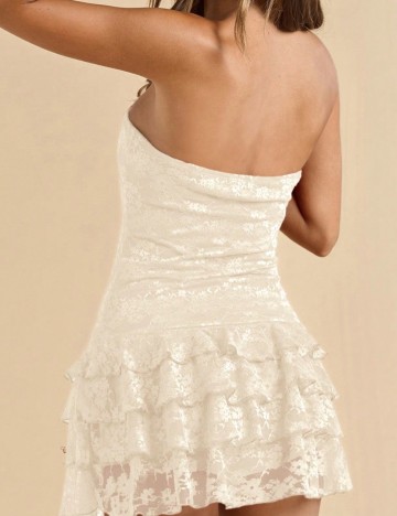 Rochie tip salopetă Shein, bej