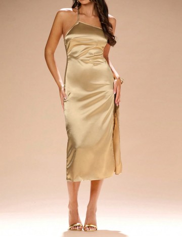 Rochie midi Shein, auriu