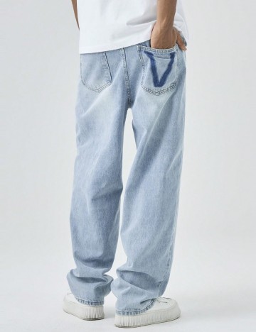 Jeans Shein, albastru