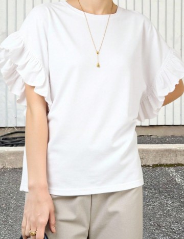 Tricou Shein FRIFUL, alb