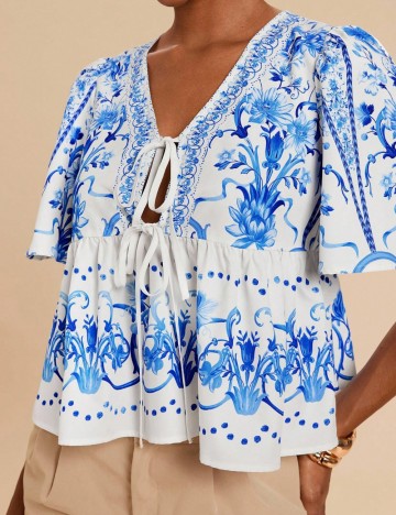 Cămașă cu mânecă scurtă Shein, mix culori