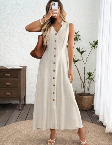 Rochie maxi Shein, bej