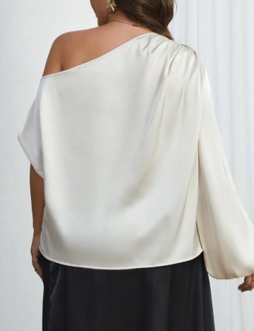 Cămașă Shein Curve+, crem