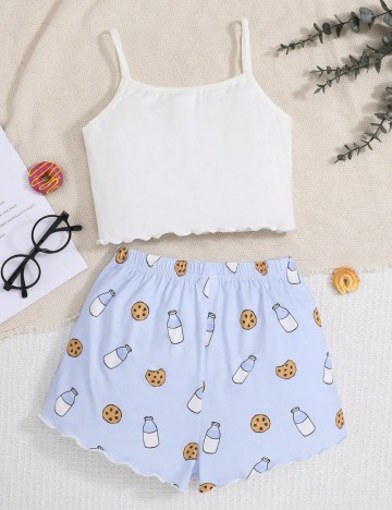 Compleu pijamale Shein, mix culori