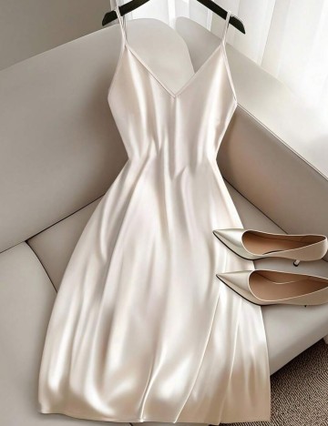 Rochie mini Shein Curve+, bej