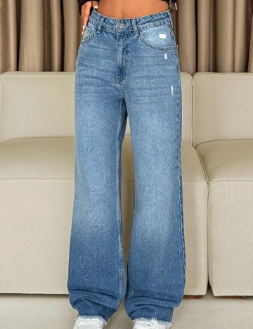 Jeans Shein, albastru