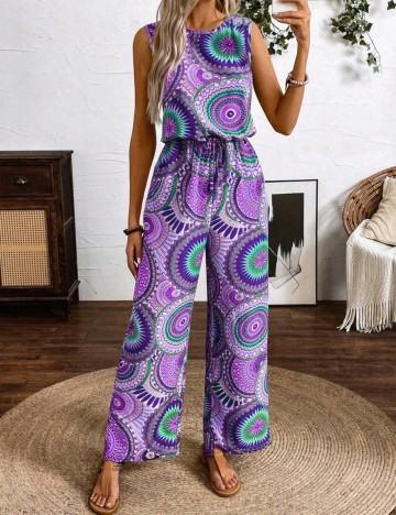 Salopetă lungă Shein, mix culori