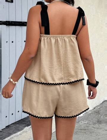 Compleu Shein Curve+, bej